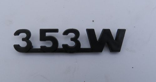 Schriftzug „353W“ schmal für Wartburg